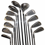 Arnold Palmer Set Clubs Irons Axiom-Ms Plus 3-Pw Woods, Driver, 3W, 5W w/Arnold Palmer Putter