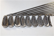 Arnold Palmer Set Clubs Irons Axiom-Ms Plus 3-Pw Woods, Driver, 3W, 5W w/Arnold Palmer Putter