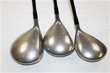 Arnold Palmer Set Clubs Irons Axiom-Ms Plus 3-Pw Woods, Driver, 3W, 5W w/Arnold Palmer Putter