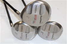 Arnold Palmer Set Clubs Irons Axiom-Ms Plus 3-Pw Woods, Driver, 3W, 5W w/Arnold Palmer Putter