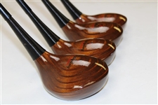 Set of Ladies Wilson Woods Driver, 2 Wood, 3 Wood, 5 Wood, Different Year 