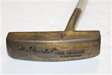 Ben Sayers The Pencil Putter - All Original Long Leather Grip Stamped Ben Sayers - 30 Long