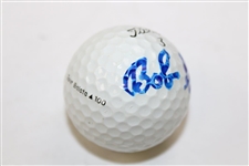 Bob Goalby Signed Titleist 3 Tour Balata 100 Logo Golf Ball JSA ALOA