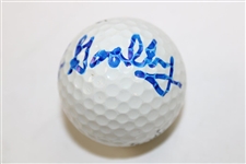 Bob Goalby Signed Titleist 3 Tour Balata 100 Logo Golf Ball JSA ALOA