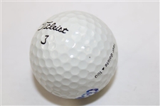 Bob Goalby Signed Titleist 3 Tour Balata 100 Logo Golf Ball JSA ALOA