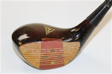 Gay Brewer's Game Used MacGregor Tourney Reg. No. M43T Persimmon Driver with Shaft Sticker