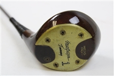 Gay Brewer's Game Used MacGregor Tourney Reg. No. M43T Persimmon Driver with Shaft Sticker