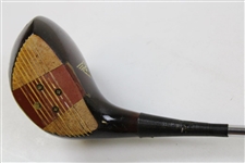 Gay Brewer's Game Used MacGregor Tourney Reg. No. M43T Persimmon Driver with Shaft Sticker