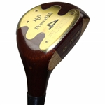 Gay Brewers Game Used H&B PowerBilt 4 Wood with Gay Brewer 1-16-85 on Sole w/Shaft Sticker