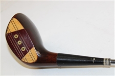 Gay Brewer's Game Used H&B PowerBilt 4 Wood with 'Gay Brewer 1-16-85' on Sole w/Shaft Sticker