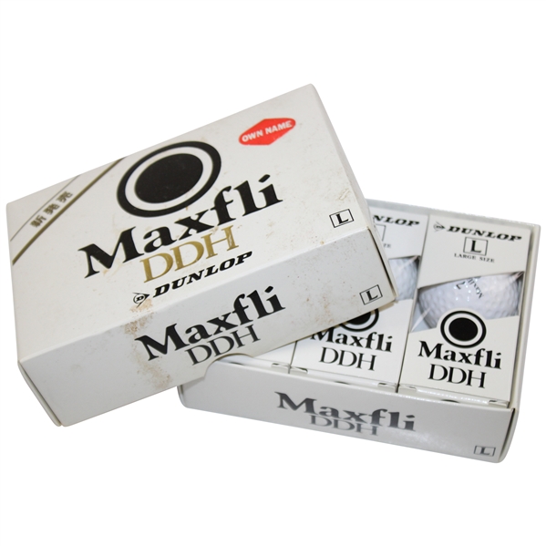 Gay Brewers Dunlop Maxfli DDH Half Dozen Large Size Golf Balls From Taiheiyo Masters