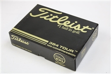 Gay Brewer's Six (6) Dozen Titleist 384 Tour Balata 100 Compression Golf Balls in Box