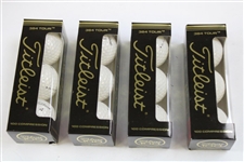 Gay Brewer's Six (6) Dozen Titleist 384 Tour Balata 100 Compression Golf Balls in Box
