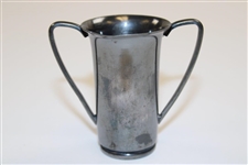 Small Silver Lady Golfer Putting Cup
