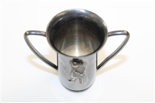 Small Silver Lady Golfer Putting Cup