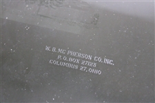 Vintage 1964 PGA Championship at Columbus CC Aerial Map Glass Tray