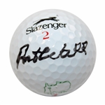 Art Wall Signed Slazenger Masters Logo Golf Ball JSA ALOA