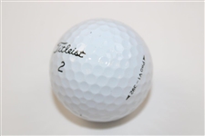 Stewart Cink Signed Titleist Turnberry Scotland Logo Golf Ball JSA ALOA