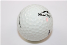 Jose Maria Olazabal Signed Slazenger Masters Logo Golf Ball JSA ALOA