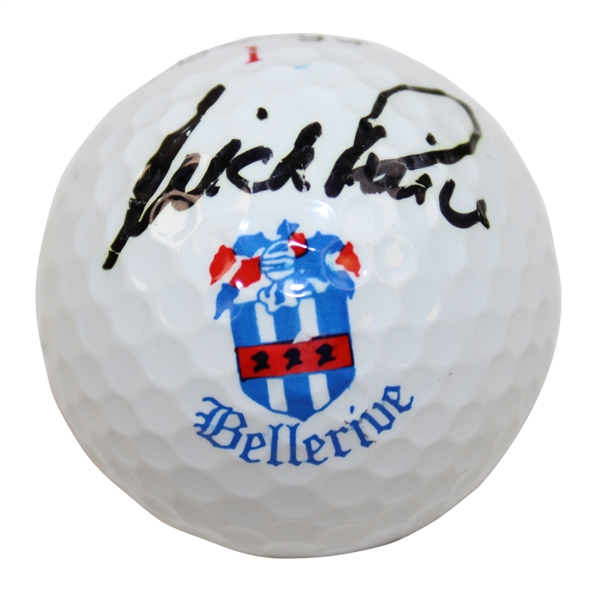 Nick Price Signed Slazenger Bellerive Logo Golf Ball JSA ALOA