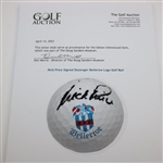 Nick Price Signed Slazenger Bellerive Logo Golf Ball JSA ALOA