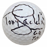 Tony Jacklin Signed Titleist Golf Ball with 69 British & 70 US JSA ALOA
