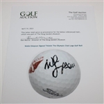Webb Simpson Signed Titleist The Olympic Club Logo Golf Ball JSA ALOA