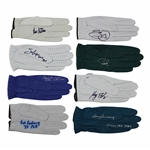Day, January, Dufner & Five (5) other PGA Championship Winners Signed Gloves JSA ALOA