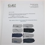 Day, January, Dufner & Five (5) other PGA Championship Winners Signed Gloves JSA ALOA