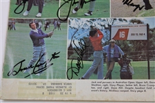 Nicklaus, Player, Stockton, Crampton & Hill Signed Golf World Newsweekly JSA ALOA