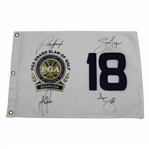 Rose, Harrington, Dufner & Scott Signed PGA Grand Slam of Golf at Bermuda Flag JSA ALOA