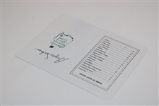 Byron Nelson Signed Augusta National Golf Club Scorecard JSA ALOA