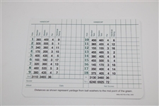 Byron Nelson Signed Augusta National Golf Club Scorecard JSA ALOA