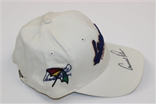 Arnold Palmer Signed Latrobe Country Club White Hat JSA ALOA