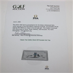 Classic Two Golfers Stand Off Porcelain Ash Tray