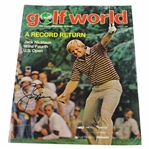 Jack Nicklaus Signed 1980 Golf World Us Open Cover Only JSA ALOA