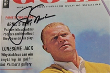 Jack Nicklaus Signed 1964 Golf Magazine JSA ALOA