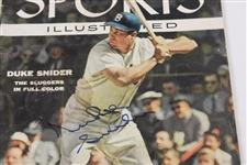 MLB Hall of Famer Duke Snider Signed 1955 Sports Illustrated JSA ALOA