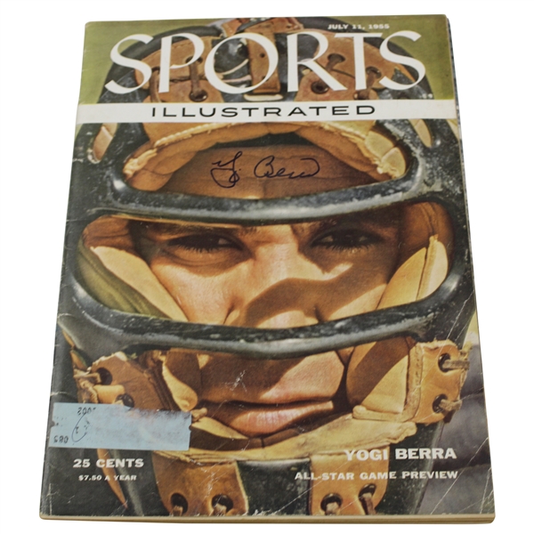 MLB Hall of Famer Yogi Berra Signed Sports Illustrated JSA ALOA