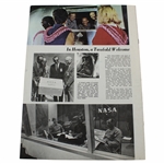 Astronaut Neil Armstrong Signed 1969 Dallas Morning 'One Giant Leap' News JSA ALOA