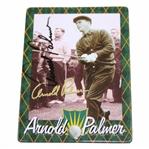 Arnold Palmer Signed Metallic Golf Card JSA ALOA
