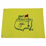 Zach Johnson Signed 2007 Masters Embroidered Flag JSA ALOA