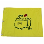 Charles Coody Signed 2005 Masters Embroidered Flag JSA ALOA