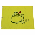 Bubba Watson Signed 2014 Masters Embroidered Flag JSA ALOA
