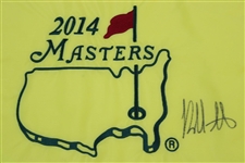 Bubba Watson Signed 2014 Masters Embroidered Flag JSA ALOA