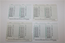 Masters Champs Archer, Zoeller, Stadler & Brewer Signed Augusta National Scorecards JSA ALOA