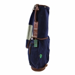 Ltd Ed Augusta National GC Masters Exclusive MacKenzie Fabric Navy Golf Bag
