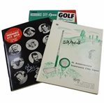 Bob Goalby & Billy Maxwell Signed Insurance City Open Programs w/1954 Insurance City Program JSA ALOA