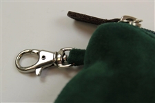Masters Tournament Logo Leather & Fabric Valuables Zip Pouch
