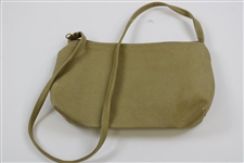 Masters Tournament Logo Canvas Khaki Zip Carry Bag/Purse